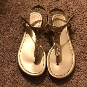 Elegant Gold Bandolino Sandals